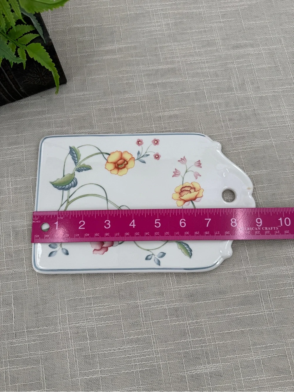 Vintage Villeroy & Boch Cheese Plate Trivet 80s Decor Cottagecore Grannycore